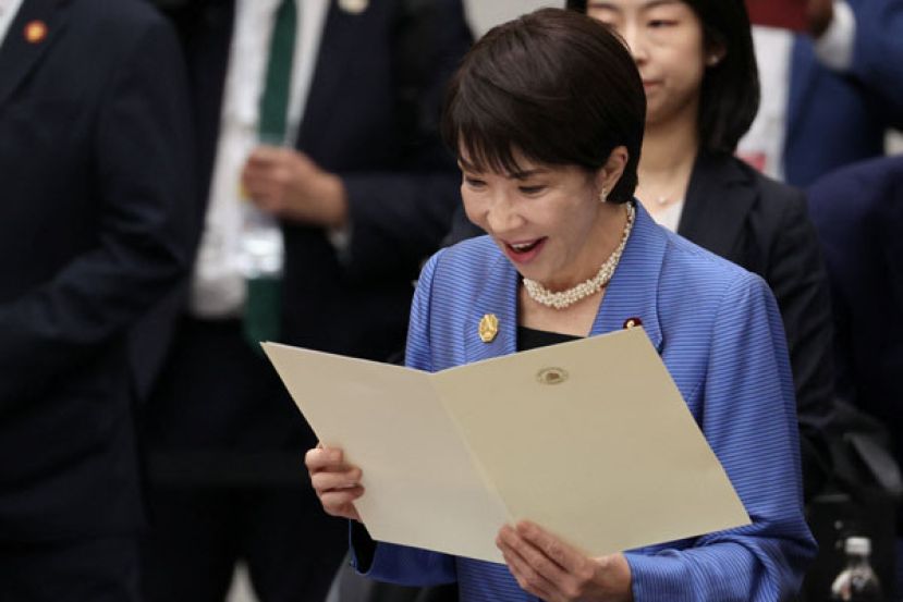 日本首相高市早苗才刚上任，便在民调获得82%的高支持率。