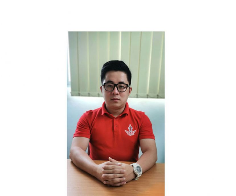 民主行动党实达干区候选人陈祥智。