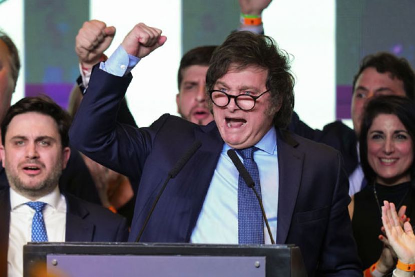 米雷伊因在电视上以满口脏话痛骂他口中的政治阶层声名大噪，赢得阿根廷选民支持，进而成为总统。