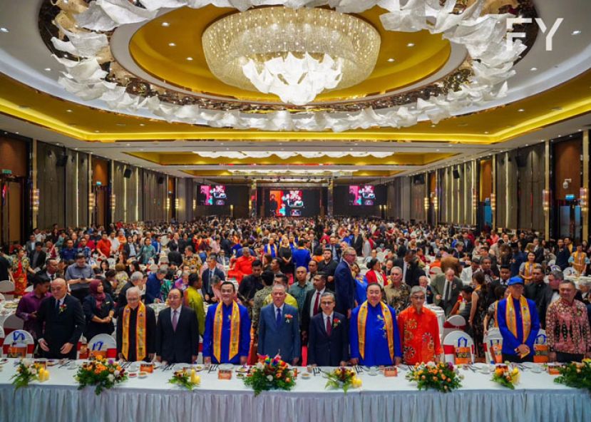 副首相法迪拉出席华堂22周年庆典晚宴。