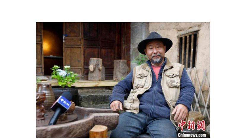 陶艺匠人片山云空。