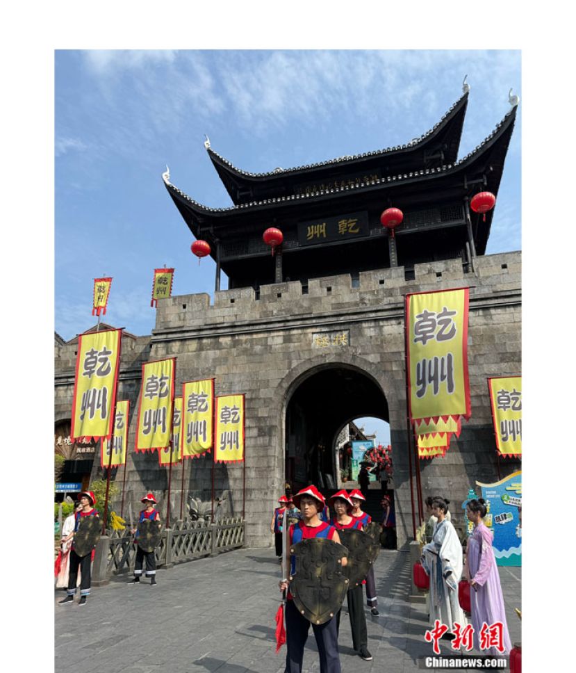 乾州古城北城门。