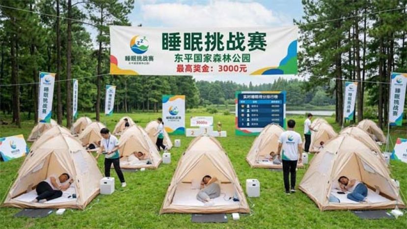  报名系统显示，3月21日第一场的&ldquo;2026崇明森林睡眠挑战赛&rdquo;名额已满。