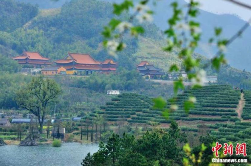 金华山黄大仙祖宫图。