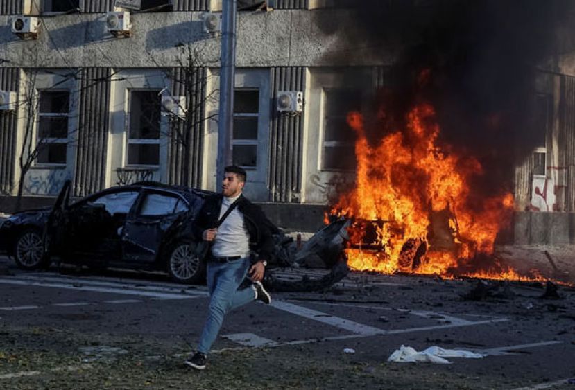 乌克兰首都基辅10日发生一连串爆炸事件。