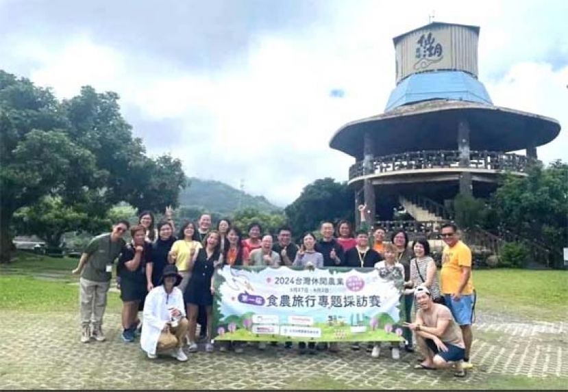 马来西亚苹果旅游101与台湾休闲农业发展协会联办的2024年台湾休闲农场&ldquo;第一届大马杯食农旅游专题采访赛，总共邀请了马来西亚18家媒体参与。