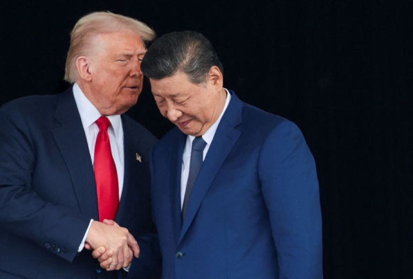 特朗普与习近平。