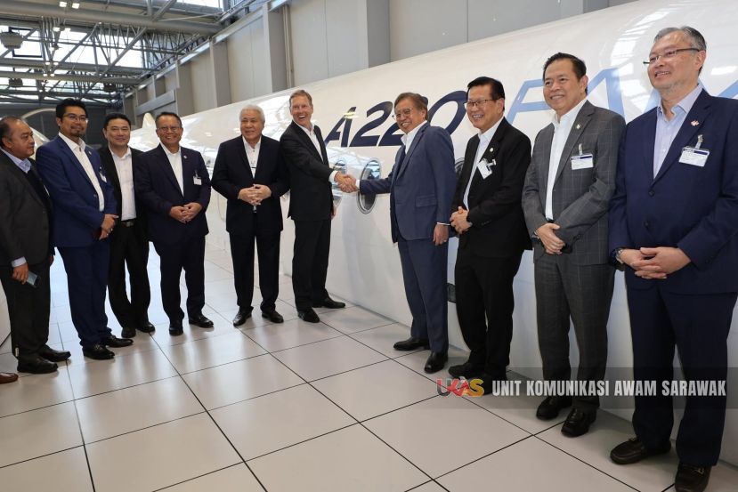 阿邦佐：砂发展砂拉越航空航天产业与Airbus建立战略合作关系