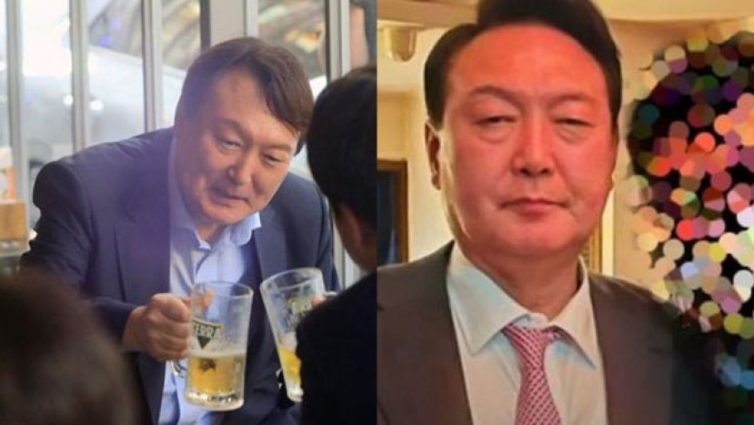 尹锡悦贪吃且爱喝酒。