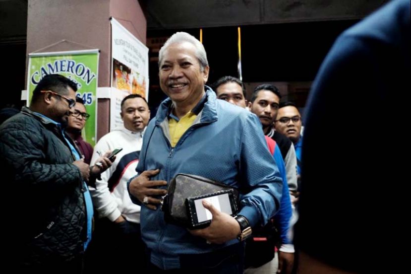 图:巫统总秘书安努亚慕沙证实听闻6退出巫统国会议员有意回巢。