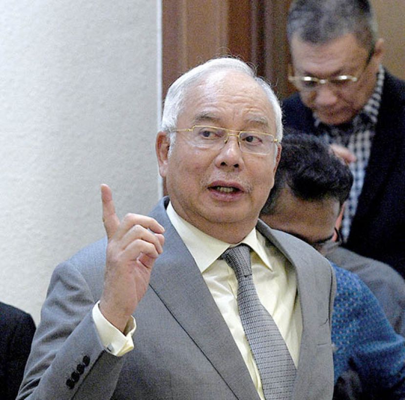 前首相拿督斯里纳吉。