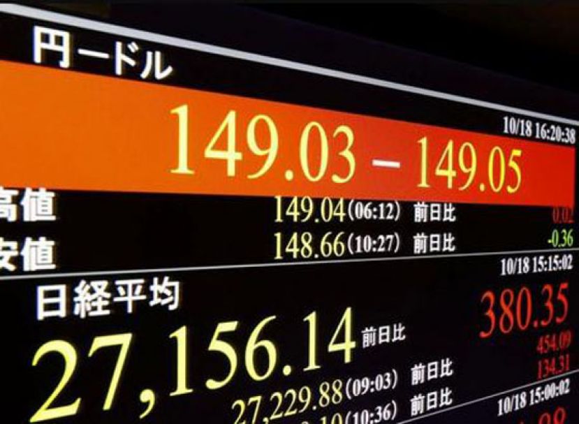 日元兑美元汇率跌破149　创32年来新低