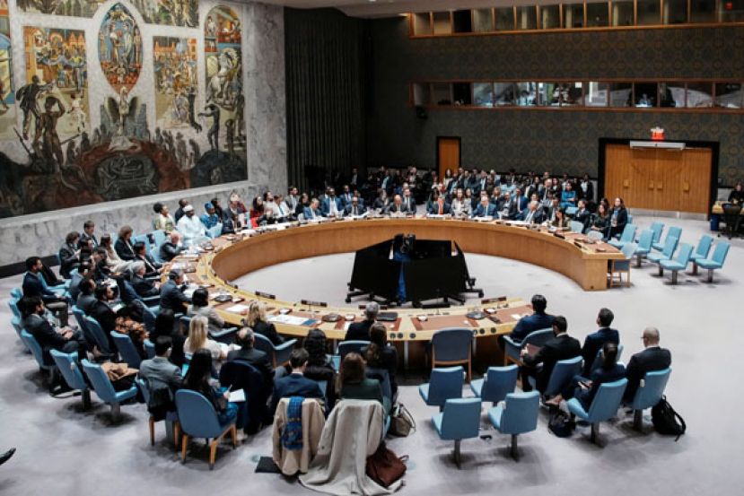 联合国安理会通过美国起草的加沙决议。