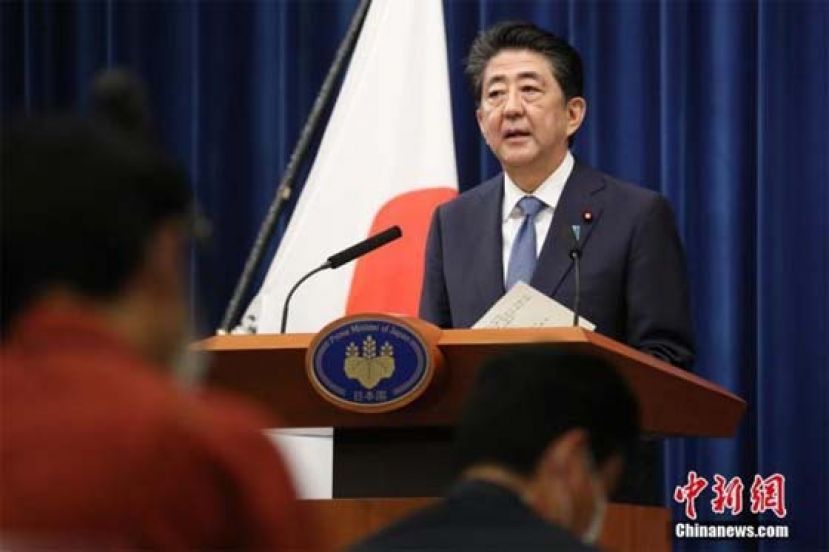 资料图：日本前首相安倍晋三。