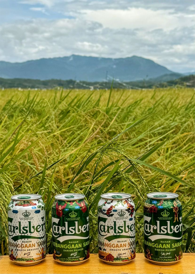 Carlsberg最新推出的沙巴和砂拉越艺术家版包装  5月15至18日  体验一年一度的Carls Harvest Pesta