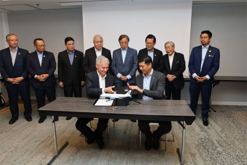 砂拉越总理见证AIROD与SATYS合资协议签署仪式
