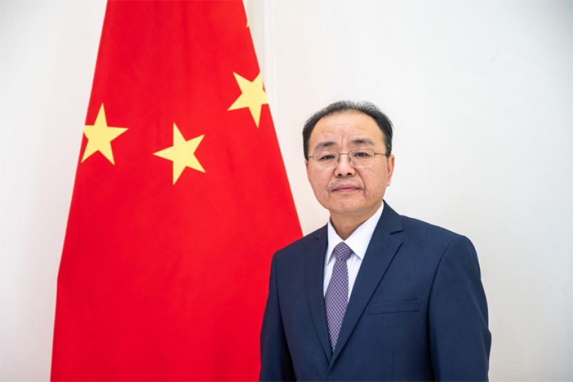 中国驻马大使欧阳玉靖。
