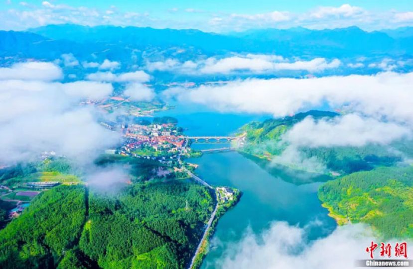 遂昌乡村全景。