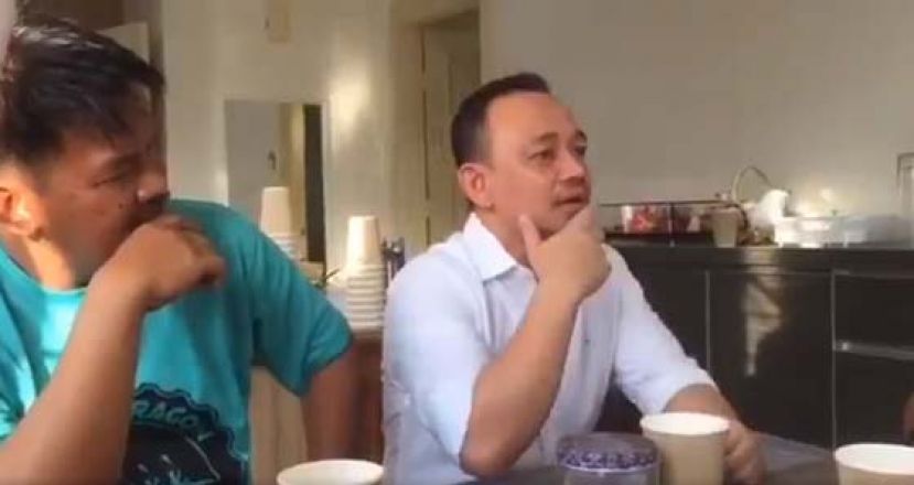 前教育部长马智礼与友人聊天，畅谈&ldquo;被辞官&rdquo;的感受。