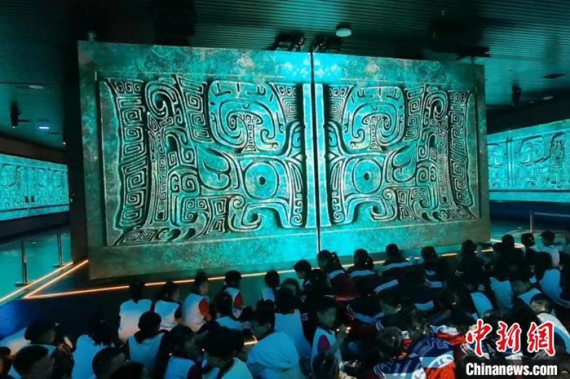 殷墟博物馆沉浸式数字化展厅。