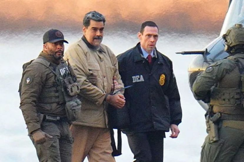 马杜罗6日被押解至纽约法院受审。