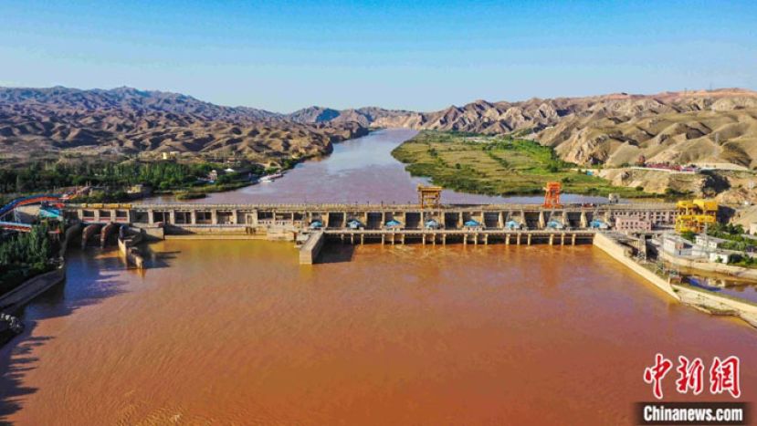 黄河宁夏段。