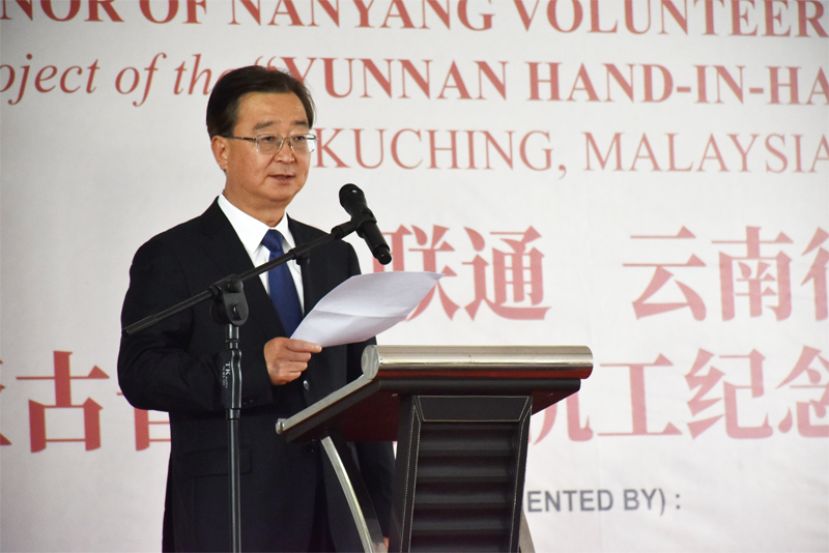 中国云南省委书记兼云南省人大常委会主任王宁。