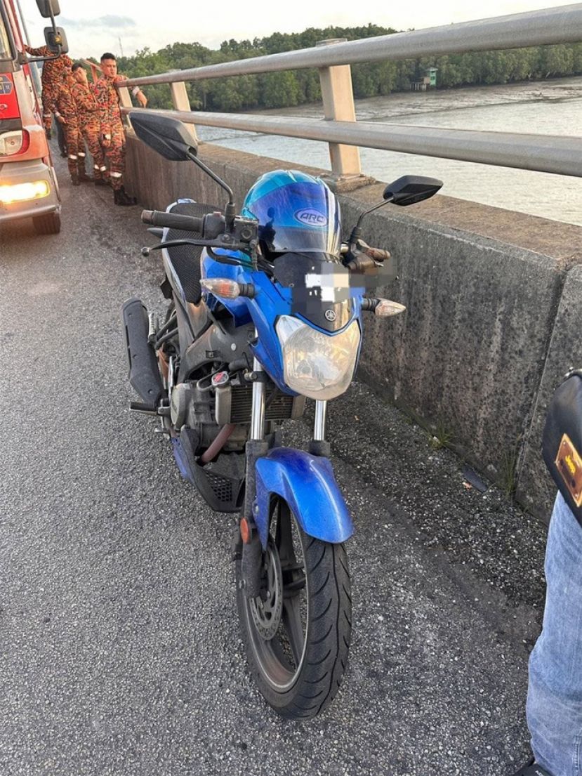 中年男子马新第二通道大桥坠入海中企图自杀   生死未卜
