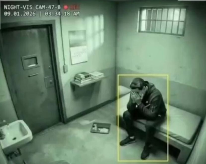 网路上流传疑似马杜罗狱中照片，但真实性仍待确认。