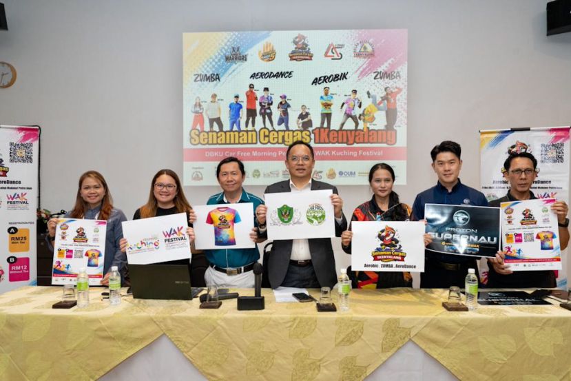 Senaman Cergas 1Kenyalang 掀起砂拉越社区健身新风潮