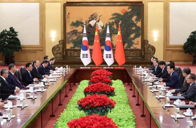 中韩首脑会谈 要化解&ldquo;仇韩&rdquo;&ldquo;厌中&rdquo;情绪。