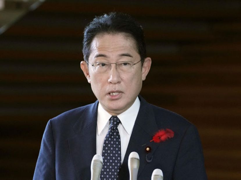 日本首相岸田文雄强烈谴责朝鲜行径。