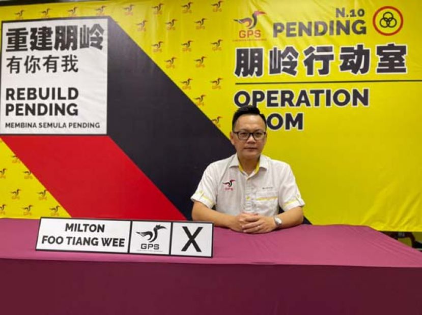 砂人联党朋岭区候选人符祥威呼吁各个阵营，来场君子之战。